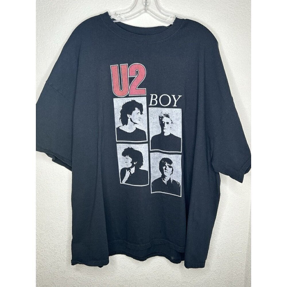 U2 Shirt Mens 4X Black Boy Album T Shirt Retro Rock Band Music Tee Heavy Cotton - Picture 2 of 9